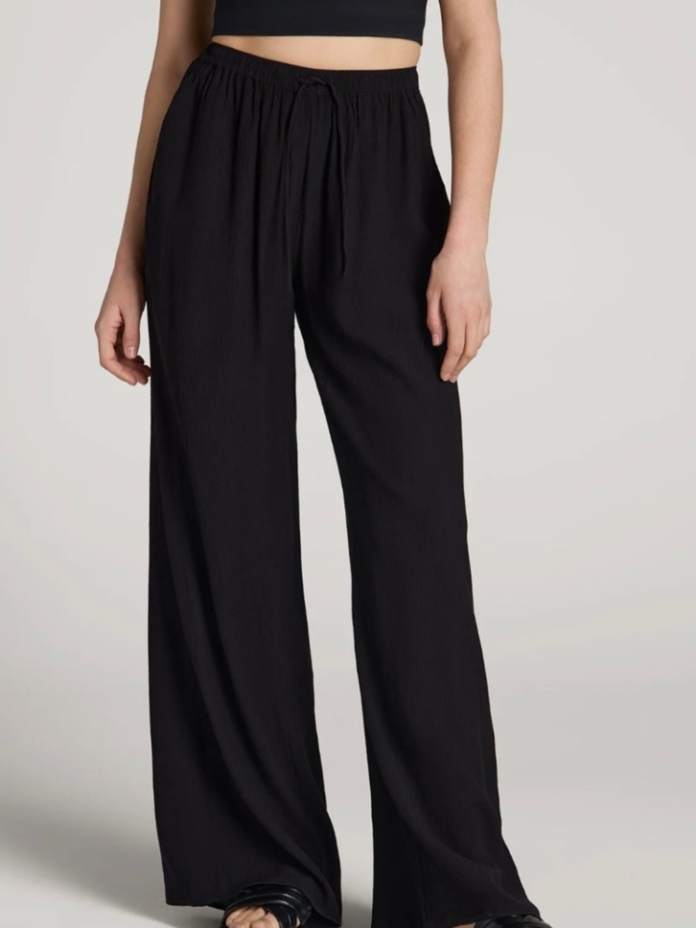 Tall! American Tall Pull-On Crinkle Pants